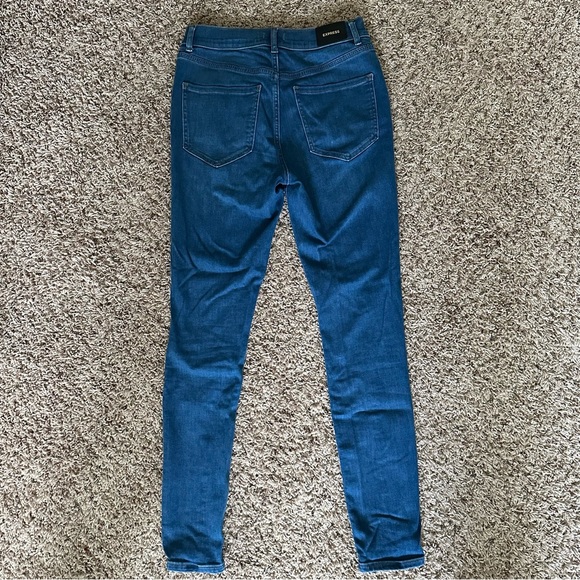 High-Rise, Distressed Skinny Jeans - Picture 2 of 4